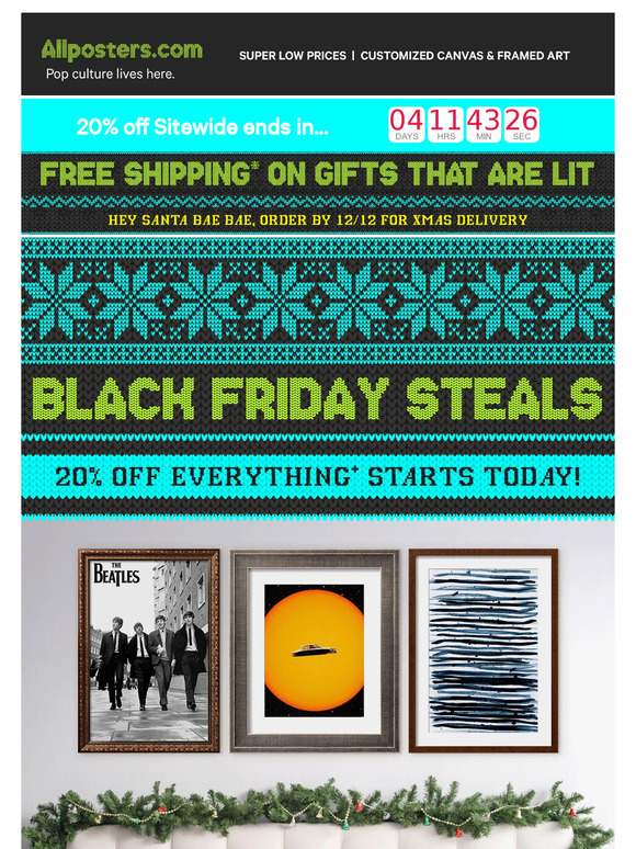 The best sale of the season!