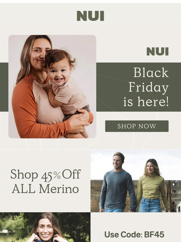 Nui Organics: 🌟 Missed Our Black Friday Deal? It's Not Too Late! 🐑