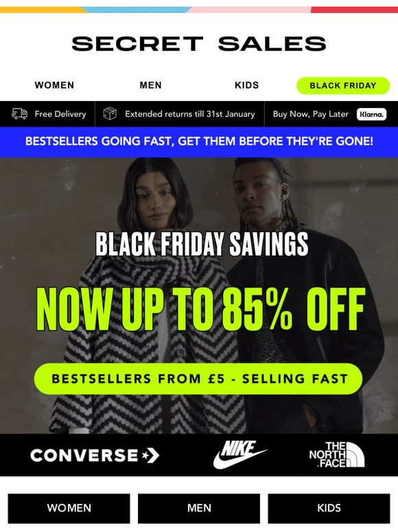PRICE DROPS on bestsellers! Up to 85% off PUMA, Nike...