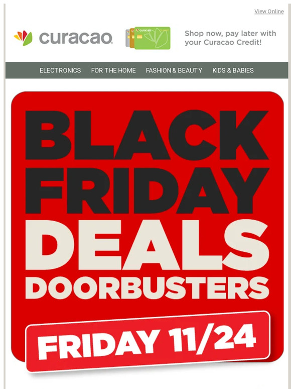 🔴 Don’t miss these Black Friday Doorbusters! 📢