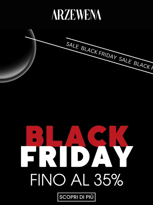 BLACK FRIDAY | FINO AL 35%