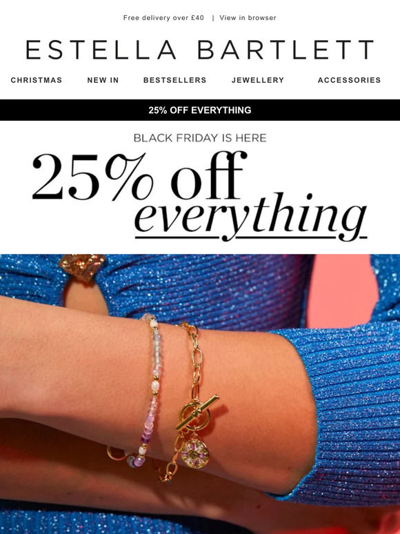 WHATEVER YOUR STYLE, GET 25% OFF