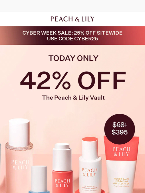 Peach and Lily We've NEVER done this ????42 off The Peach & Lily Vault!????