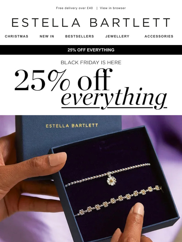 BLACK FRIDAY IS HERE WITH 25% OFF