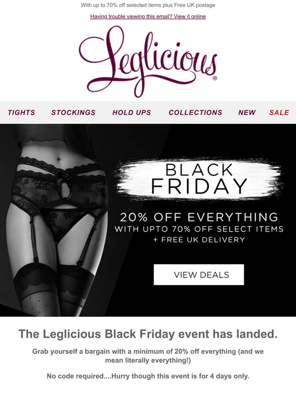 20% off Everything this Black Friday event