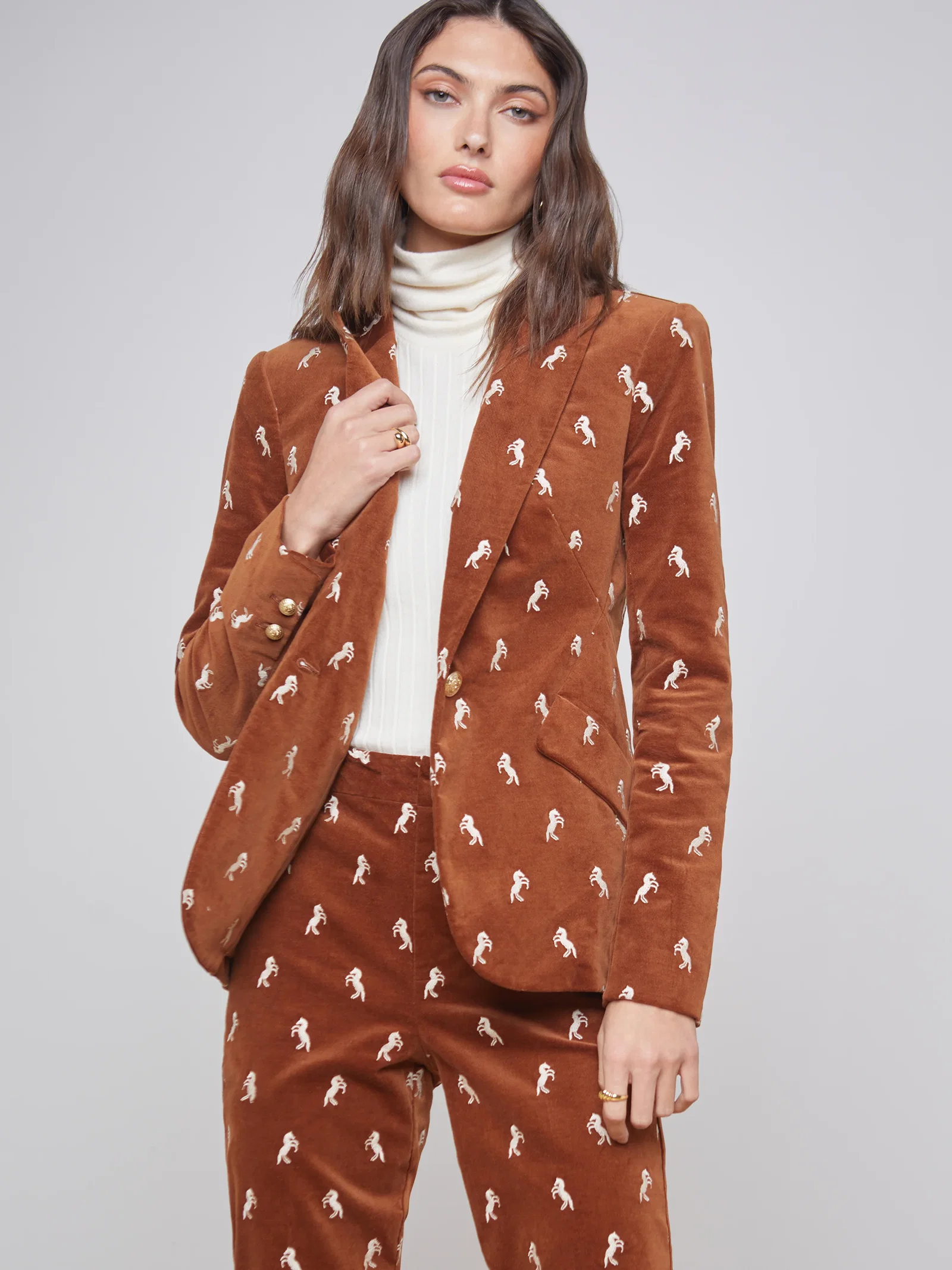 Image of Chamberlain Velvet Blazer