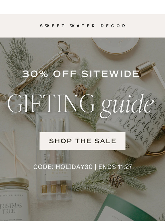 Open for 30% OFF gift ideas! 🎁