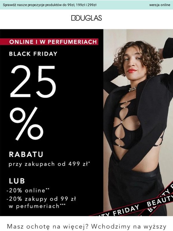 BLACK FRIDAY ✂️ -25% online i w perfumeriach