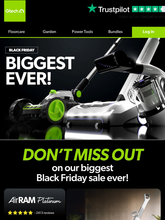 Don't miss our Biggest Black Friday ever!