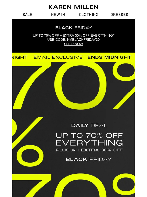 Karen millen hot sale black friday