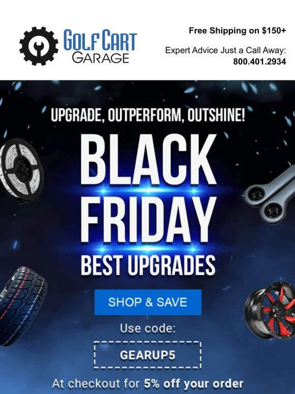 golf cart garage Black Friday Cart Makeover! 🌟 Milled