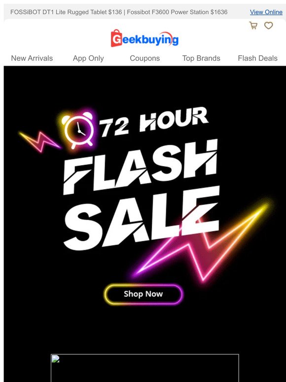 ⏰ 72-Hour Flash Sale | Save Up To 80% Today + Get $50 Off Coupon!