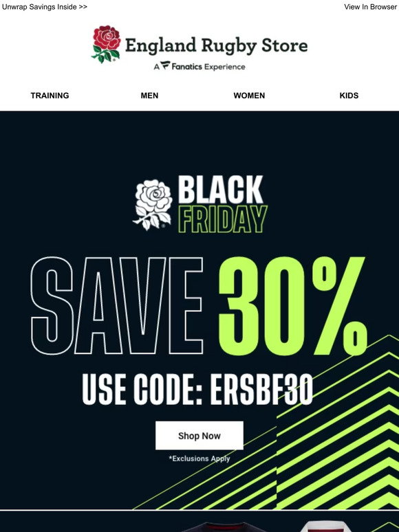 Black Friday Deals: 30% OFF!