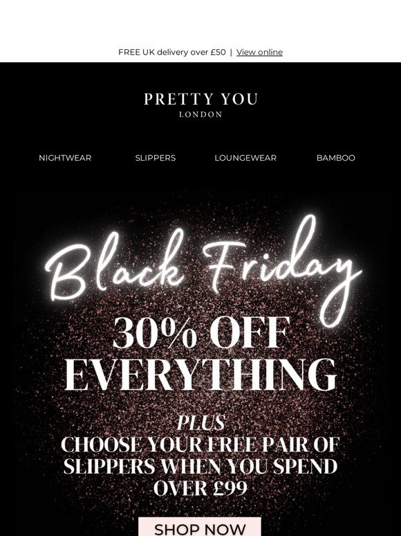 It's officially Black Friday 🖤
