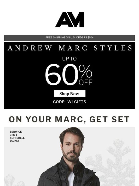 Black Friday is Here 🔥 Up To 60% Off Andrew Marc Styles