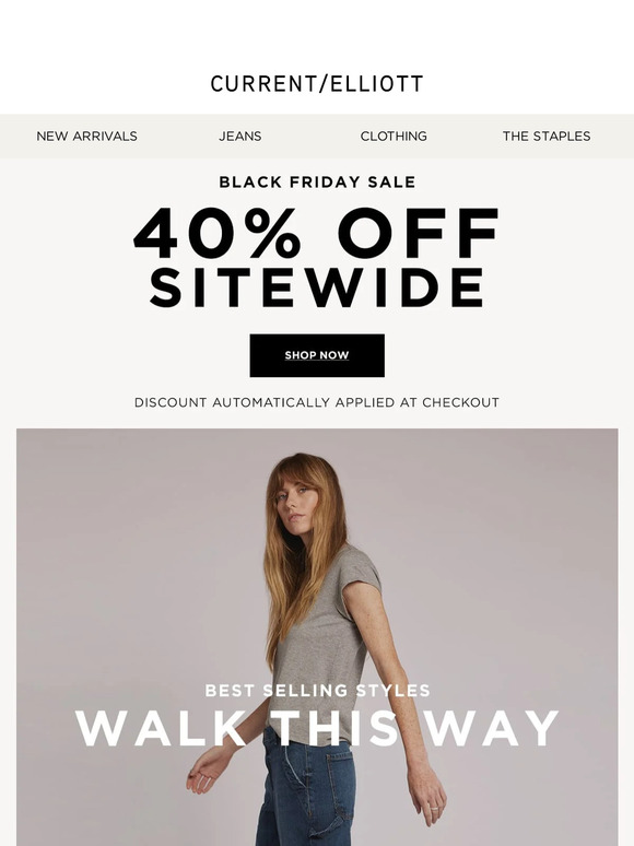 Black Friday Is Here! 40% Off Sitewide