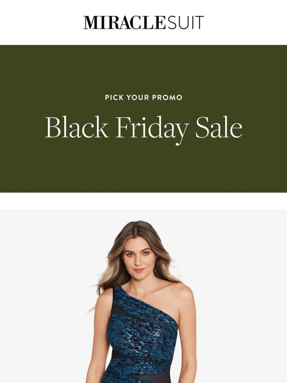 Black Friday, your way: pick your promo