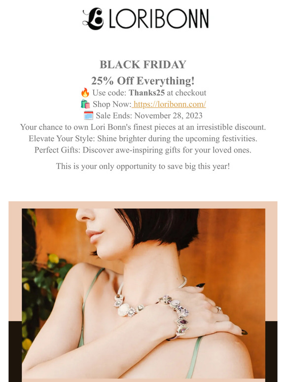 🎁 BLACK FRIDAY 25% off EVERYTHING