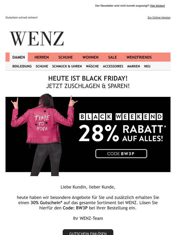 BLACK FRIDAY 🖤 30% Gutschein auf ALLES