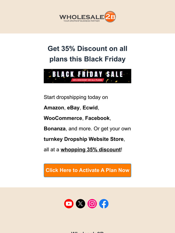 Black Friday Sale: 35% Off on All Plans! 🎉