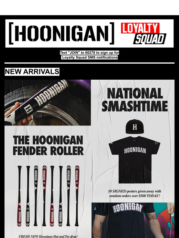 Hoonigan COP BURNOUT Short Sleeve Tee