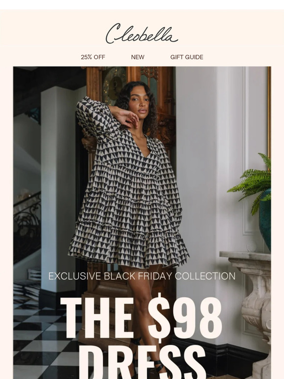 🖤 THE $98 DRESS —