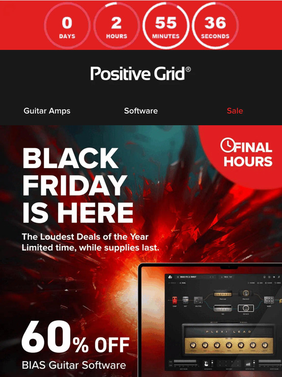 [FINAL HOURS] Say goodbye to Black Friday 👋