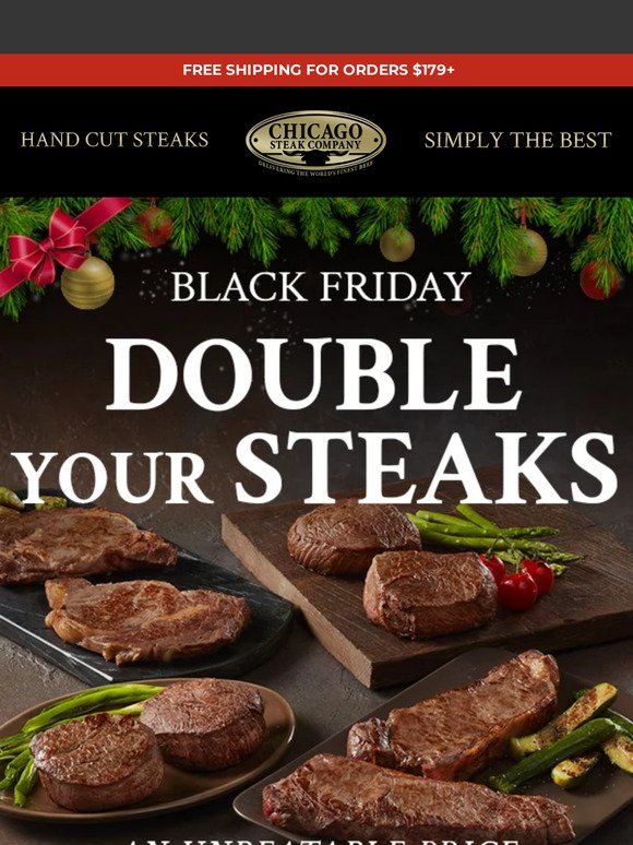 Buy One Best Seller, Get One for $70! 🎄🥩