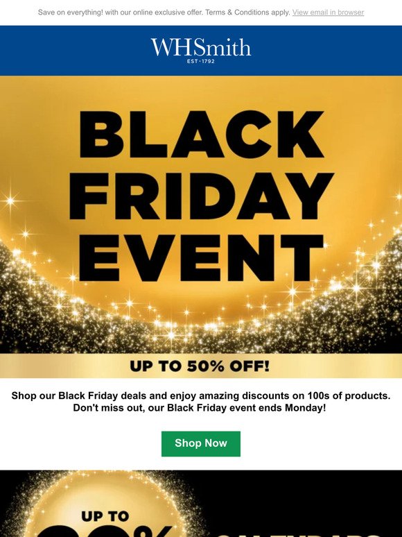 Get 50% off this Black Friday