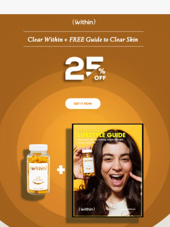 ✨ Get 25% OFF Clear Within AND  👀 ...