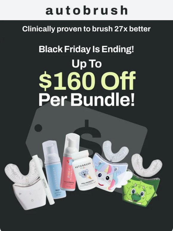 Up To $160 Off Per Bundle Is Almost Over!