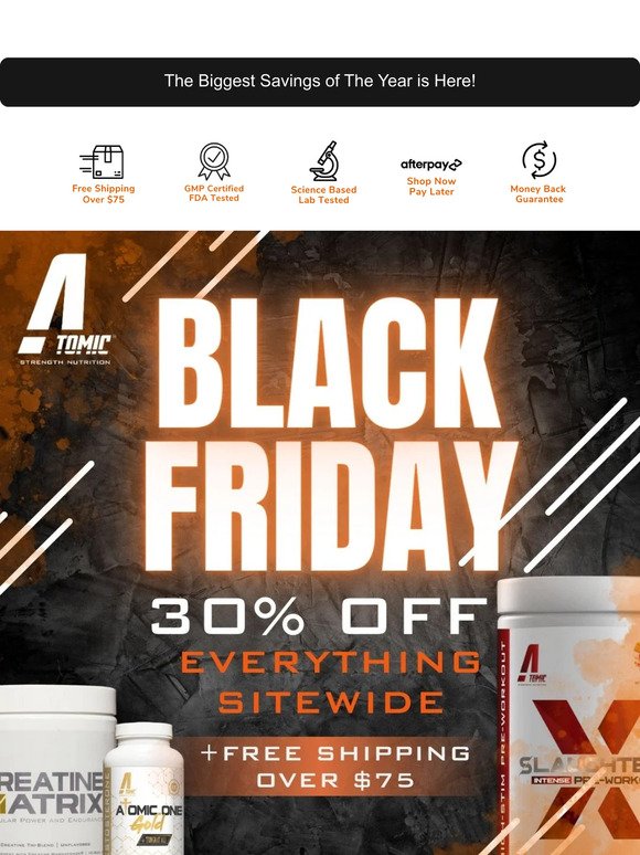 Black Friday is HERE! 💪