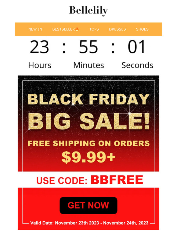 ⏰🎉It's Black Fri-Yay! 💖Last chance to save more!
