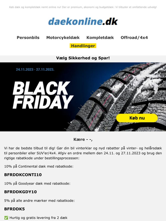 Black Friday - Vælg Sikkerhed og Spar!