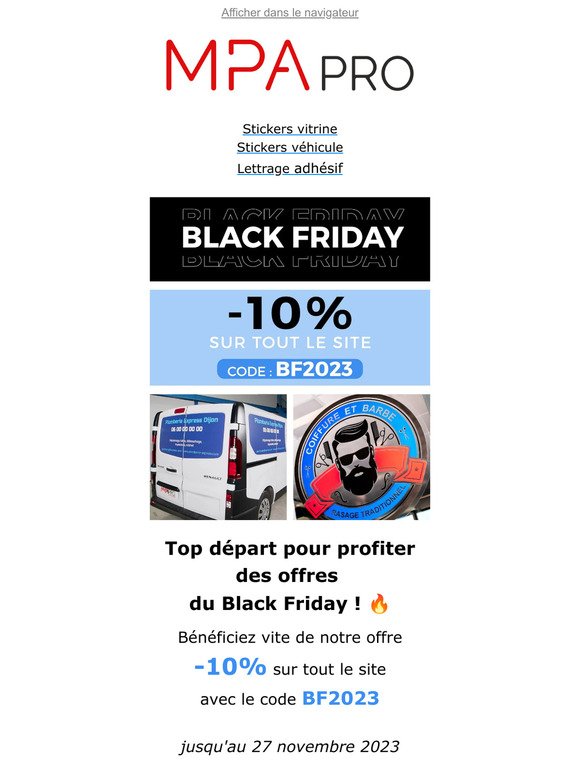 Profitez du Black Friday : Offres Exceptionnelles ! 🔥
