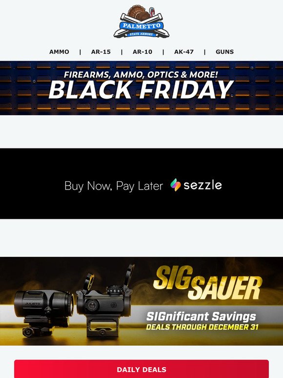 Palmetto State Armory PSA Black Friday Deals Reloaded! Milled