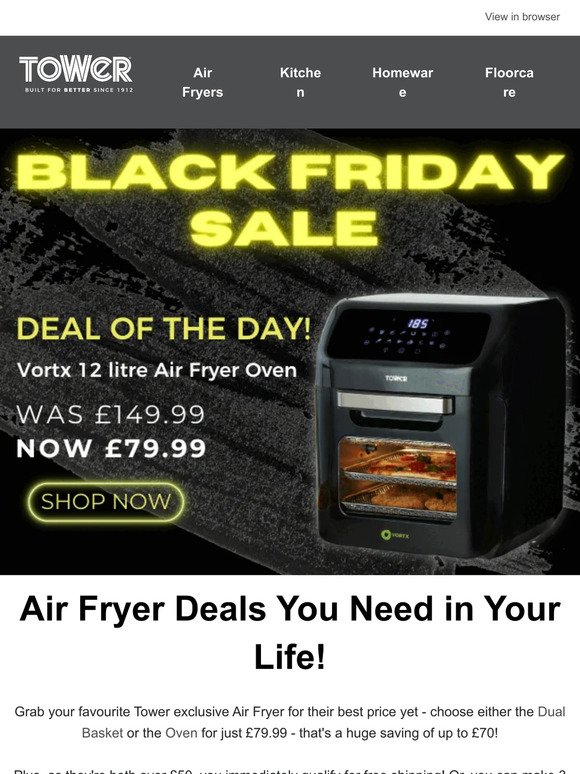 Exclusive Black Friday Air Fryer Deals!