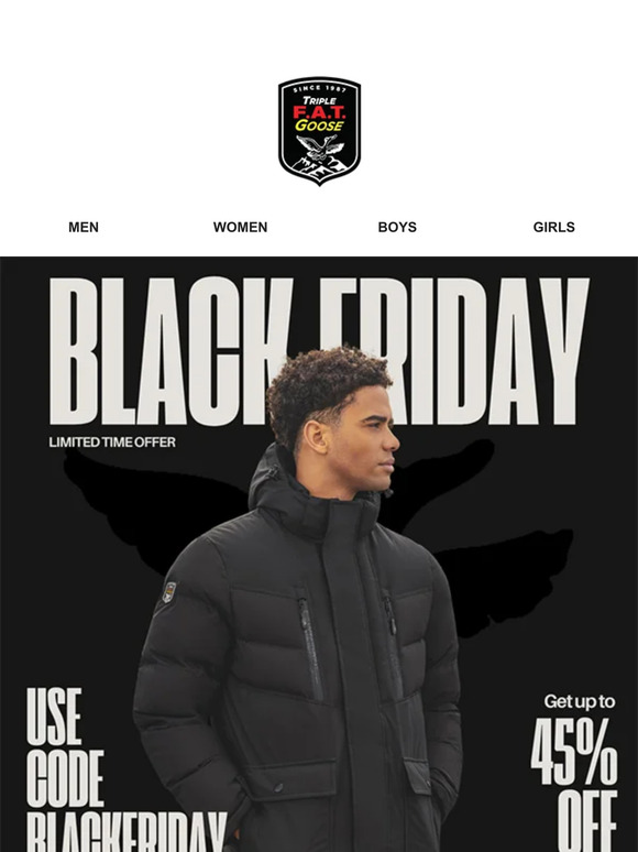 Black Friday Is Here