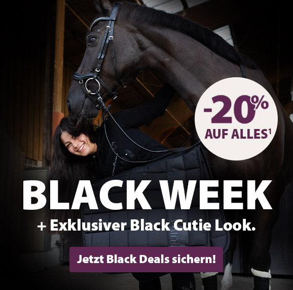 Black Week bei EQUIVA: 20% auf alles + Exklusiver Black Cuties Look
