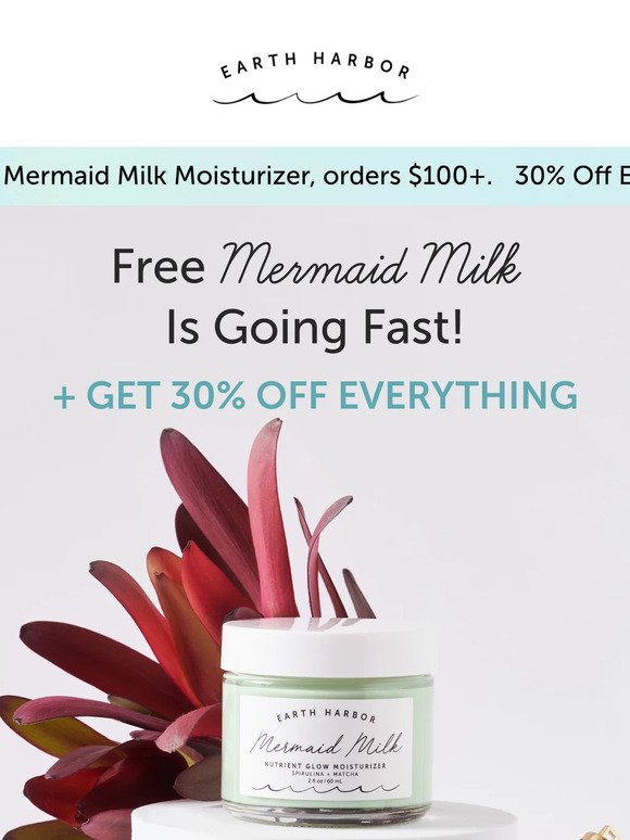FREE Mermaid Milk is going fast!