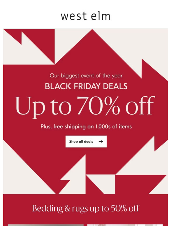 Pottery Barn Black Friday is HERE! Milled