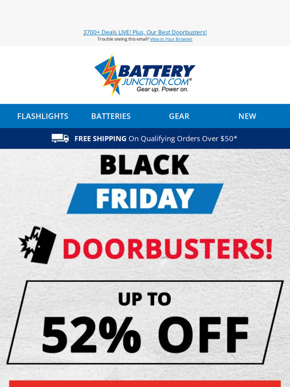 Black Friday is HERE! Save Up to 52 on Doorbusters! Milled