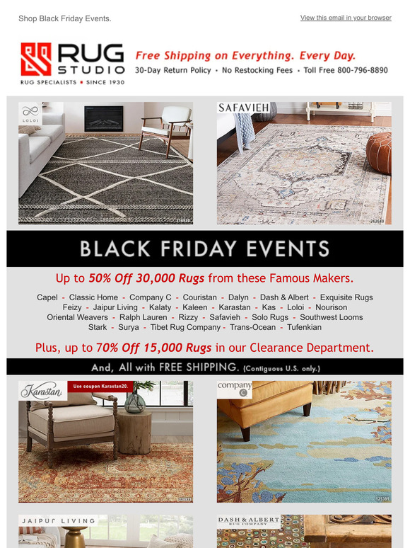 Black Friday Events • Up to 70% Off + Free Shipping