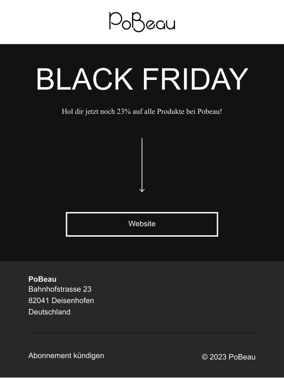 Black Friday starts now