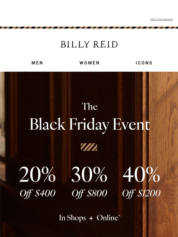 It’s Happening: The Black Friday Event