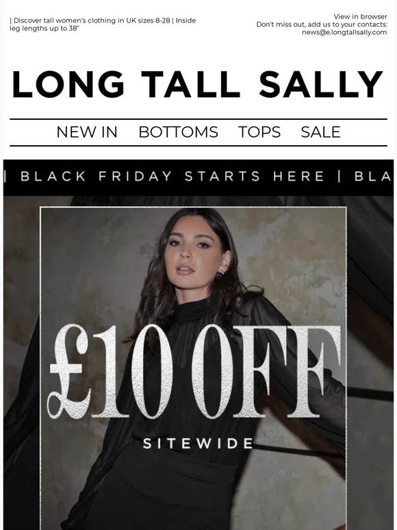 STOP SCROLLING: £10 OFF Sitewide