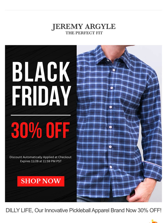 30% OFF for Black Friday!