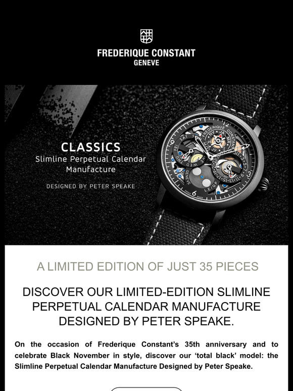 New collab between Peter Speake and Frederique Constant
