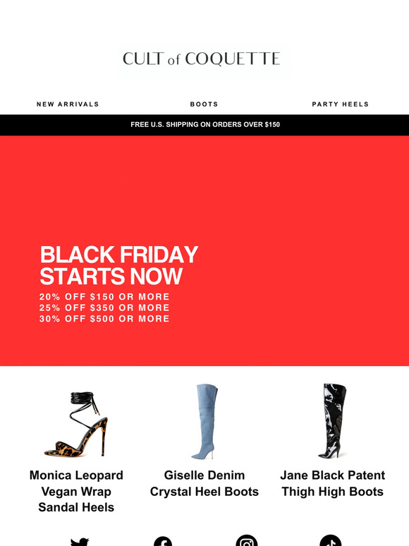 Get 30% Off All Shoes!