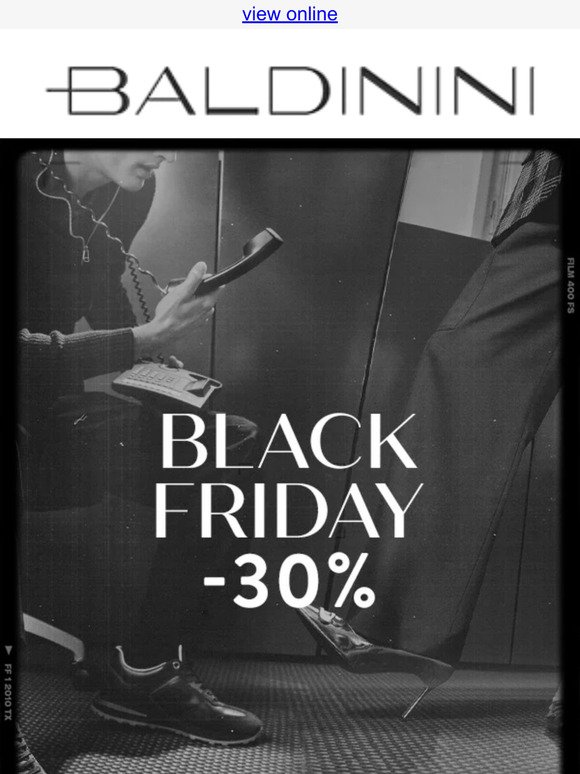 Black Friday: 30% off on everything